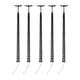 thumbnail image 2 of Set de 5 farolas en miniatura a escala 1:87, accesorios para crear dioramas Negro, 2 of 8