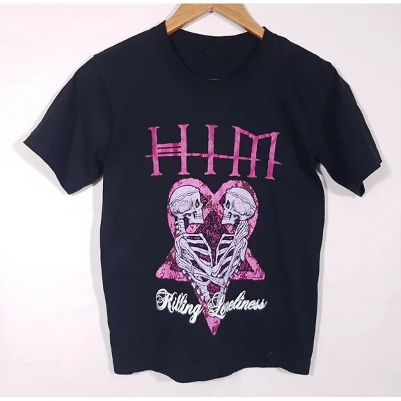 RARE HIM band shirt T SHIRT S-4XL For fan with short sleeves Cotton CG329