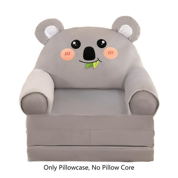 Folding Children's Sofa Backrest Armchair 2 in 1 Folding Children's Sofa Cute Cartoon Lazy Sofa Without Padding Or Padding Core