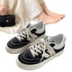 thumbnail image 5 of Zapatos Deportivos Suela Gruesa Con Cordones Lona para Mujer Transpirables Viajes Al Aire Libre, 5 of 8