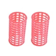 thumbnail image 4 of Women Plastic DIY Hairdressing Hairstyle Roller Curlers Clips Pink 12pcs, 4 of 5