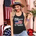 thumbnail image 6 of Stralyhd July 4th Celebration Tank Tops for Women American Flag Stars Shirt Freedom Tank Tops Sleeveless Scoop Neck 1776-2026 Shirts Black L, 6 of 6