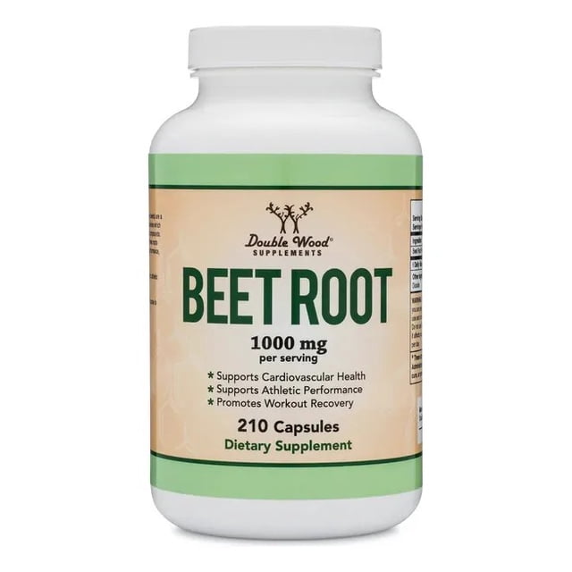 Double Wood | Beet Root 1000 mg por servicio 210 Cápsulas