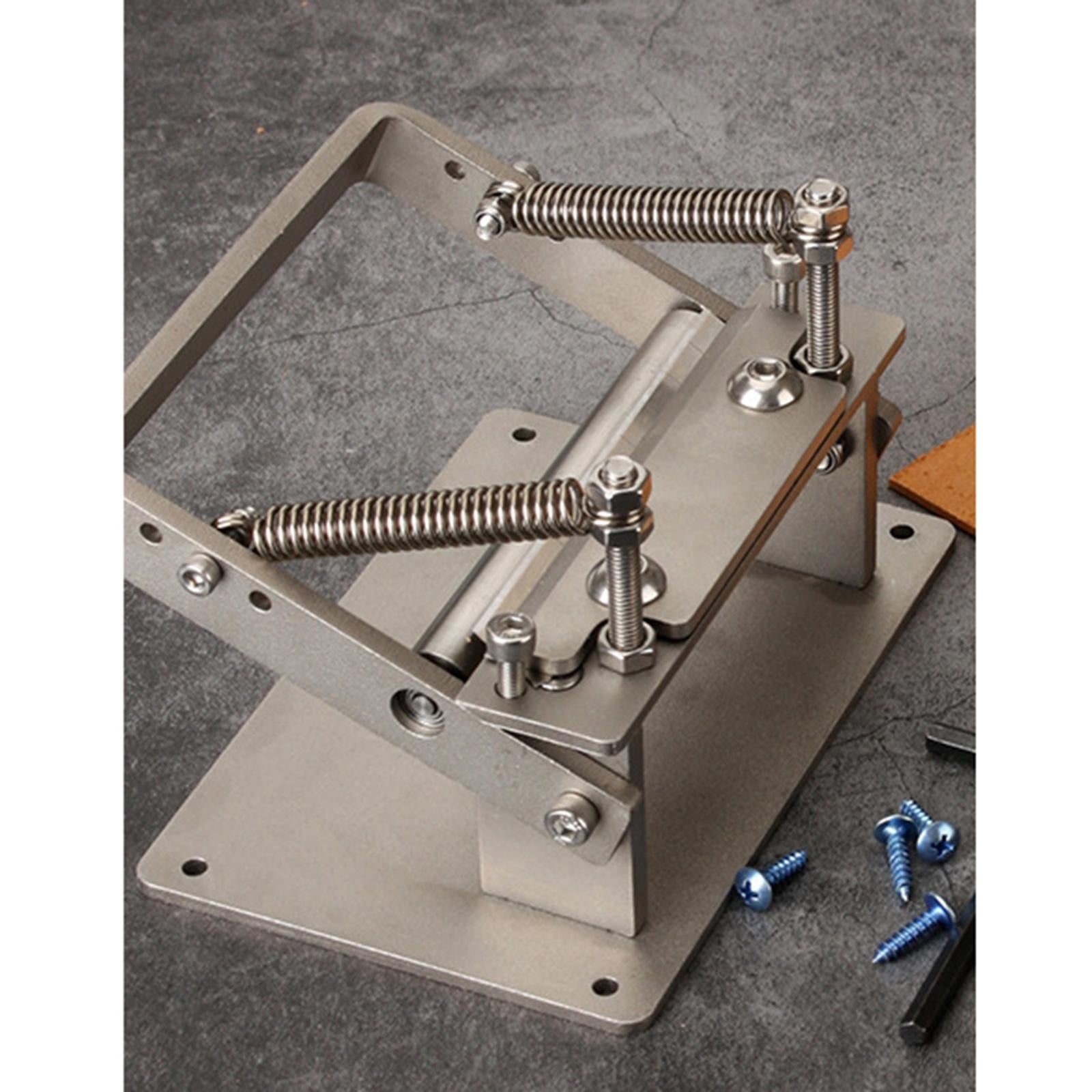 GUOOL Leather Splitter Manual Leather Skiver Leather Tool Paring Device Kit Leather Peeling Machine Sewing Tools with Blade for Kids Adults Beginners