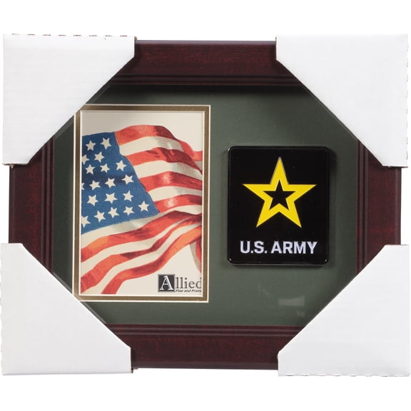 Allied Flag 8x10 Mahogany Go Army 8x10 Photo Frame 1 ea