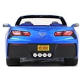 thumbnail image 6 of New Bright (1:8) Corvette Battery Radio Control Blue Sports Car, 60816U-B Child, 6 of 9