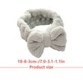 thumbnail image 6 of Linyer Hair Bands Bow Tie Exquisite Face Wash Headband Headband Multicolor Skincare Headbands Home Supplies Hair Accessories for Girls Green, 6 of 6