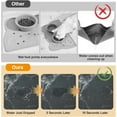 thumbnail image 3 of Pet Feeding Mat for Floor Waterproof - Absorbent & Quick Dry Dog & Cat Mat for Food and Water Bowls, Washable Non Slip Rubber Dog Food Mat for Small Large Dog Messy Drinkers, Pet Supplies (17“x30), 3 of 6