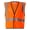 Orange, variant on Men's Economy One Pocket Mesh Vest, Style 1193