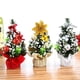 thumbnail image 5 of 3Pcs Tabletop Mini Christmas Tree Artificial Small Xmas Tree Decor with Ornaments Miniature Tree for Crafts Home Desk Decoration, 5 of 5