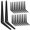 12 x 10 inch- 20 Pack, variant on 12 x 10 inch- 20 Pack Heavy Duty Black Iron Metal Floating Shelf Brackets