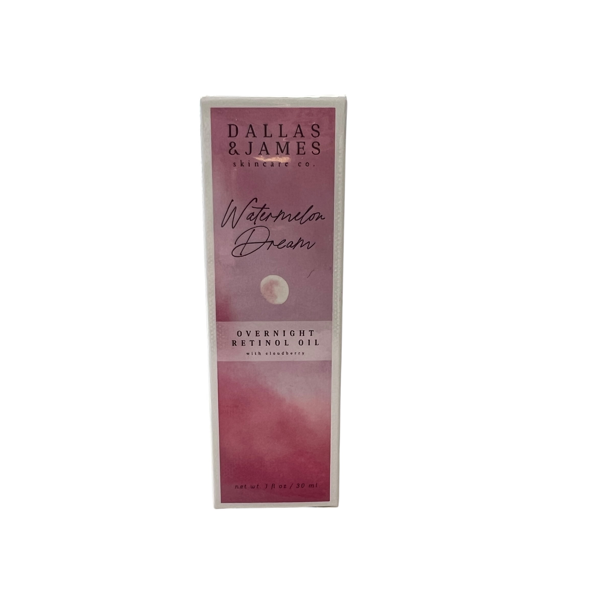 Dallas & James Watermelon Dream Overnight Retinol Oil 1 fl oz