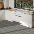 thumbnail image 6 of 40 Sheet Vinyl Flooring 12” x 12” Peel and Stick Floor Tile Waterproof Light Brown Wood Vinyl Floor Tiles Clearance Self Adhesive Floor Tiles Sticky Laminate Flooring Stick on Bathroom Kitchen, 6 of 12