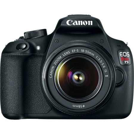 Canon EOS Rebel T5 18 Megapixel Digital SLR Camera with Lens, Black