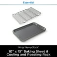 thumbnail image 3 of Ninja NeverStick Essential 2-Piece Baking Sheet & Rack Set, 3 of 7