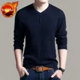 thumbnail image 3 of Suéteres de punto para hombre, jersey de cuello en V para hombre, novedad en la moda coreana, jerséis de punto para otoño e invierno, reseñas de ropa Y2k, 3 of 5