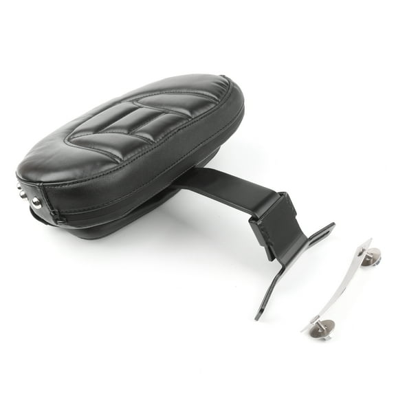 Driver Seat Rider Backrest Pad For 07-17 Fatboy FLSTF Heritage Softail BK