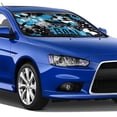 thumbnail image 4 of Haiem Football Time Car Windshield Sun Shade - Blocks UV Rays Sun Visor Protector, Sunshade to Keep Your Vehicle Cool, Universal Fit SUV Van Sedan-Small, 4 of 7