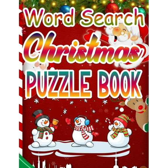 Word Search Christmas Puzzle Book: Holiday Fun for Adults and Kids (Paperback)