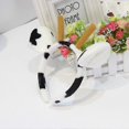 thumbnail image 3 of Cow Ear Antlers Headband Chic Hair Hoops Stylish Headdress Hair Accessories Party Favors Supplies For Kids Children, 3 of 4