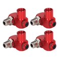 thumbnail image 4 of Conector de manguera de aire de 4 piezas, conector para herramienta de compresor de aire de pulgada NPT, alúmina, versátil, fácil de transporta, 4 of 8