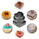 thumbnail image 5 of Juego de 3 moldes desmontables para tartas de queso (18, 20 y 23 cm), redondos, cuadrados, antiadherentes, con base extraíble, de acero al carbono., 5 of 5