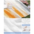 thumbnail image 6 of Orange Gray White Beach Towels Oversized Super Absorbent, Farmhouse Abstract Ombre Texture Lightweight Bath Towel Quick Dry Sets For Bathroom/Pool/Rv Camping/Beach Play/Gym Room/Picnic 31"x62", 6 of 8