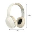 thumbnail image 3 of Bluetooth 5.3 Subwoofer Headband Wireless Headphones, Built-in Microphone, Stereo Noise Cancelling, Foldable, 40mm Large Unit, 10m Connection, Ergonomic Earmuffs, Telescopic Pole, Multi-functional, 3 of 9