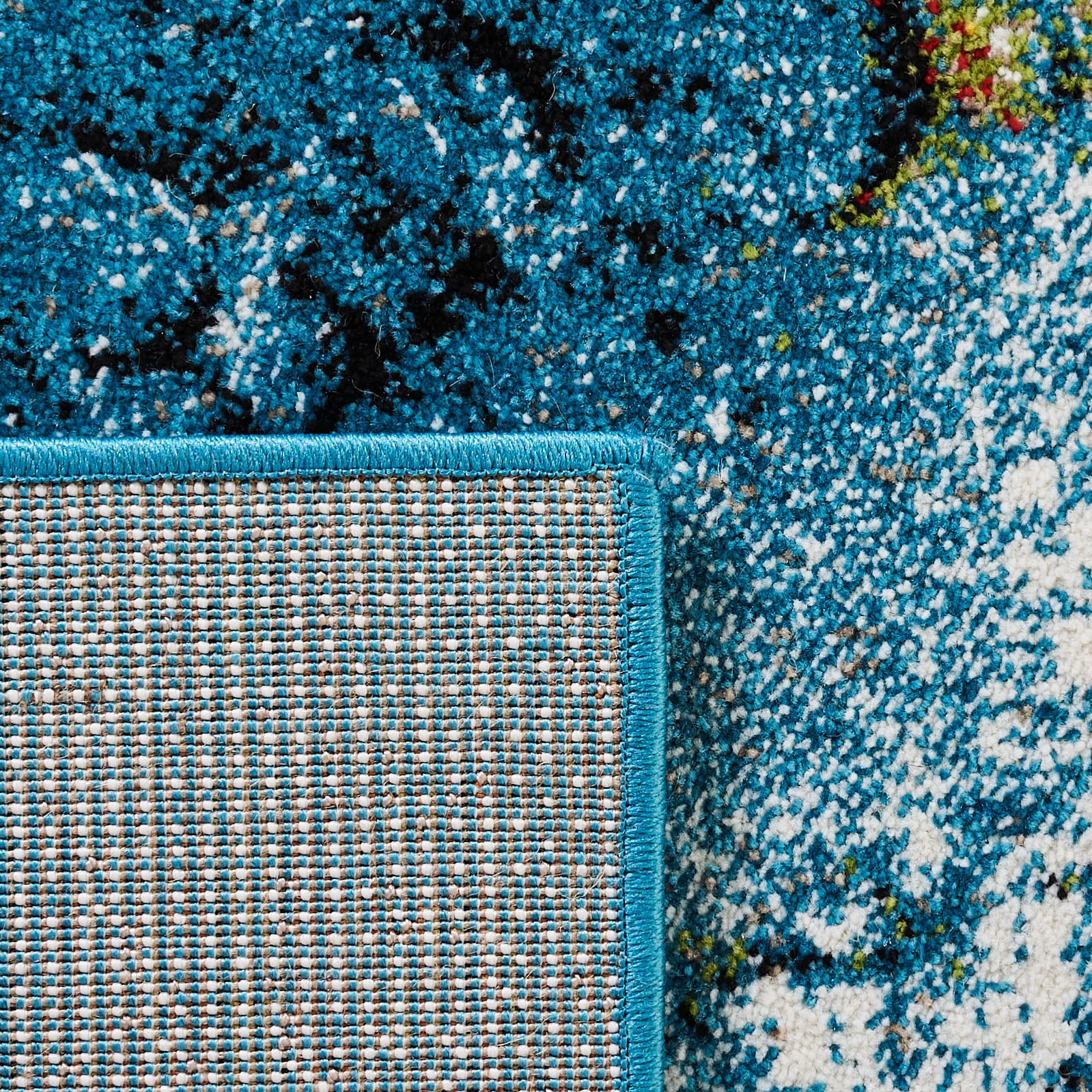 Safavieh Glacier Nazca Geometric Area Rug, Blue/Gold, 8' x 10'