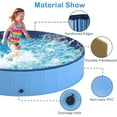 thumbnail image 5 of Somnr Pet Bath Tub 48x12 inch, Collapsible Outdoor PVC Kiddie Pool, Portable Swimming Bathing Tub for Dogs Cats and Kids, 5 of 8