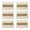 6 Pattern 7, variant on lanema Artistic Striped Placemat Natural Fiber Materials Suitable For Wooden Dishes