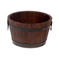 thumbnail image 4 of Maceta de madera decorativa multifuncional para macetas, macetas, cubos de flores, manualidades redondo, 4 of 7
