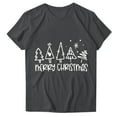 thumbnail image 3 of Aofany Merry Christmas Plus Size Shirt Women Christmas Trees T-Shirt Xmas Short Sleeve Tees Funny Holiday Tops, 3 of 4