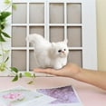 thumbnail image 4 of Simulation Cat Toys, Lifelike Interactive Plush Cats with Purring Sound, Educational Pet Toys for Kids, Realistic Stuffed Animals for Birthday Christmas Gifts, 4 of 5