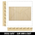 thumbnail image 2 of Envelope Mail Wood Shape Unfinished Piece Cutout Craft DIY Projects - 6.25 Inch Size - 1/8 Inch Thick, 2 of 7