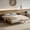 Natural, variant on URTR Solid Bamboo Floating Platform Bed with Support Slats