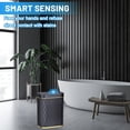 thumbnail image 6 of Bathroom Trash can with Automatic Touchless Lid, 2.6 Gallon Black Motion Sensor Small Garbage Can, Slim Waterproof Smart Trash Bin for Bedroom, Office, Living Room, 6 of 6