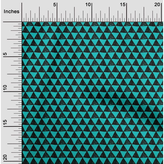 oneOone Cotton Flex Fabric Geometric Block Fabric Prints By Yard 40 Inch Wide