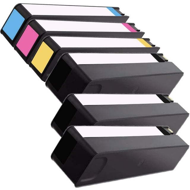 6 Inkfirst® Compatible Ink Cartridges Replacement for HP 970XL 971XL OfficeJet Pro X551dw X476dn X476dw X576dw X451dn X451dw