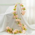 thumbnail image 4 of KQJQS 2.3m Artificial Fake Flowers Realistic Flower Flower Garland Artificial Flower String with Leaves Cherry Blossom Ivy Vine for Home Garden Wedding Arch Decor Realistic Flower, 4 of 7