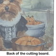 thumbnail image 4 of Norfolk Terrier Fall Kitchen Pumpkins Glass Cutting Board Large 12 in x 15 in, 4 of 5