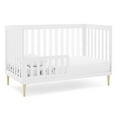 thumbnail image 4 of Delta Children Austin Acrylic 4-in-1 Convertible Baby Crib - Greenguard Gold Certified, Bianca White/Natural, 4 of 13