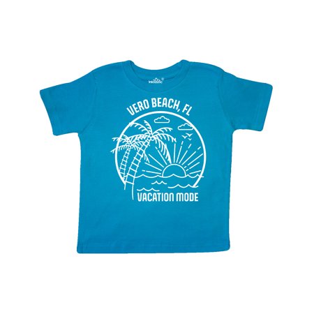 

Inktastic Summer Vacation Mode Vero Beach Florida Gift Toddler Boy or Toddler Girl T-Shirt