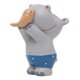 thumbnail image 4 of Estatuilla de hipopótamo Estatua Hada Jardín Muñecas Decoración para tarta Pájaro Sunnimix Pastel de animales en miniatura, 4 of 8
