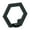 Matte Black, variant on Amerock Prismo Contemporary Single Prong Matte Black Wall Hook