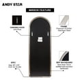 thumbnail image 6 of Andy Star Arched Full Length Mirror, 20"x55" Silver Mirror for Wall, 2" Deep Design, 6 of 7