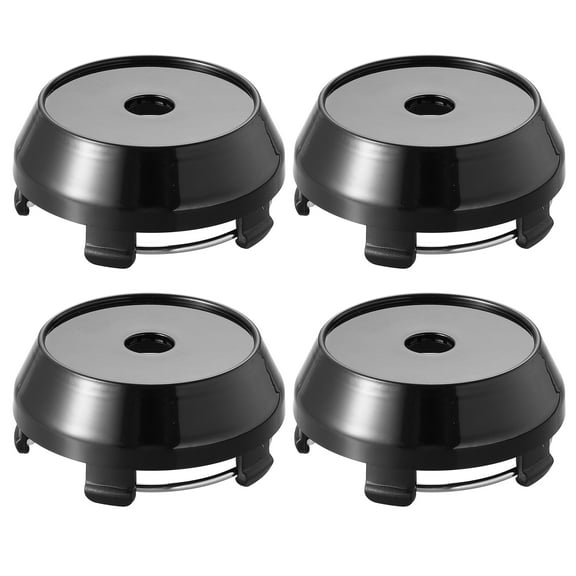 Unique Bargains 60mm Dia Black 5 Clips Automotive Wheel Center Tyre Hub Caps Cover for Car 4 Pcs