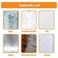 thumbnail image 4 of Vinyl Record Wall Mount,18 PCS Acrylic Vinyl Record Holder Self Adhesive Clear Vinyl Display Shelf, 4 of 5