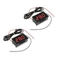 thumbnail image 1 of 2X DC 5 - 12 V - 50 - 110 Degree C Digital Thermometer Thermometer Refrigerator Temperature Detector Red, 1 of 4