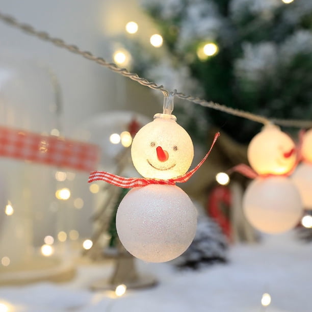 La Navidad condujo nuevas luces de decoración de Navidad LED Cuerdas del árbol de Navidad Santa Claus Luces de la atmósfera navideña